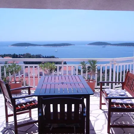Studio In Hvar Town With Sea View, Loggia, Air Conditioning, Wi-fi Lejlighed *