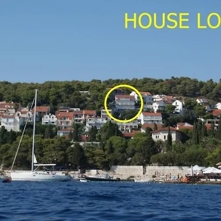 Studio In Hvar Town With Sea View, Loggia, Air Conditioning, Wi-fi Lejlighed