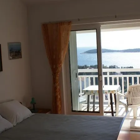 Studio In Hvar Town With Sea View, Loggia, Air Conditioning, Wi-fi Lejlighed *
